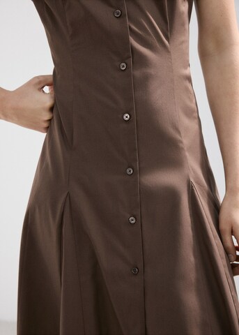 MANGO Dolga srajca 'Lala' | rjava barva