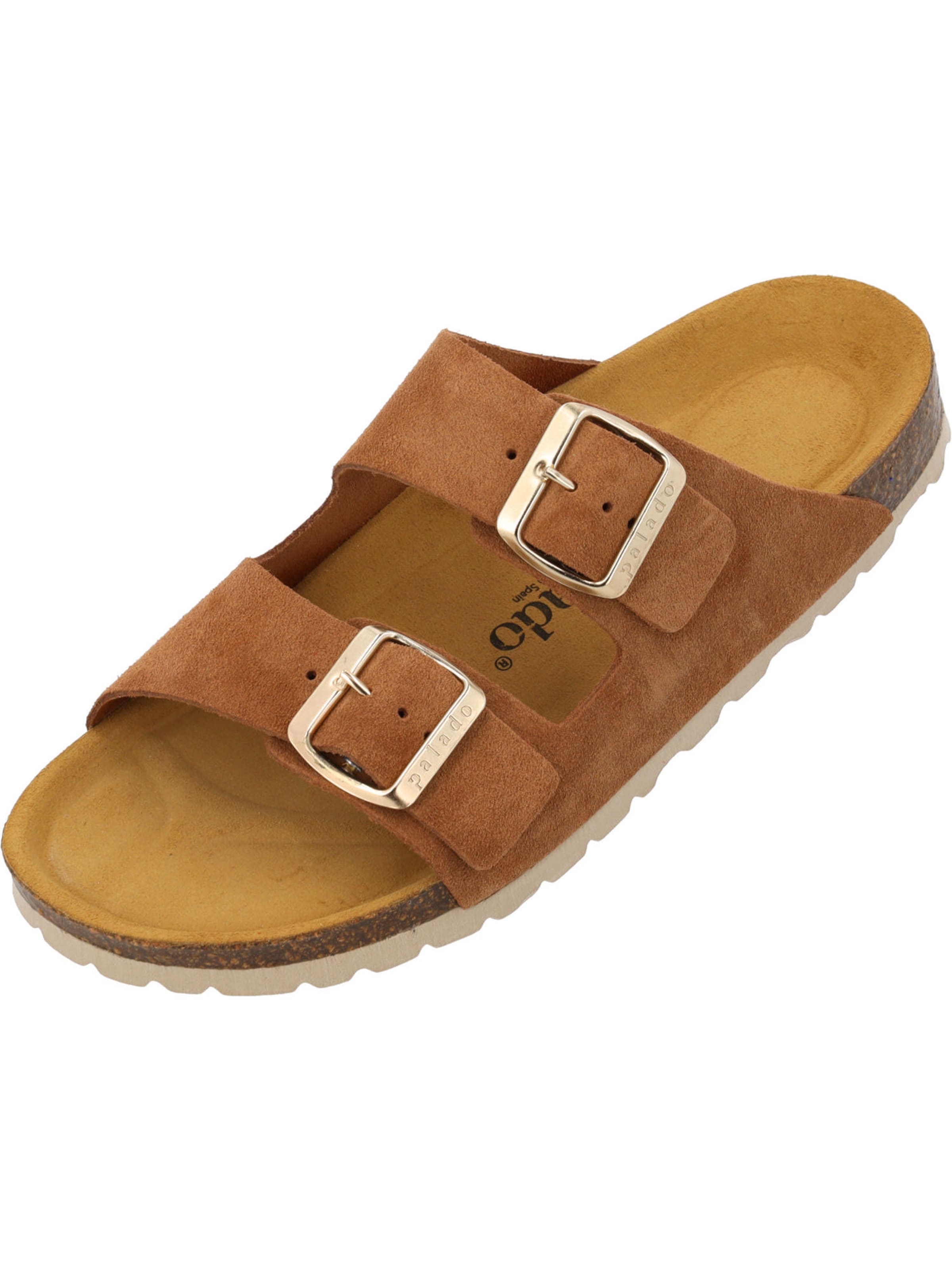 Mule 'Palado Korfu Suede Premium Leather' Palado en marron : devant
