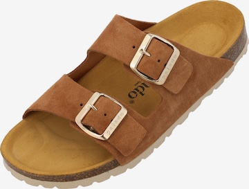 Mule 'Palado Korfu Suede Premium Leather' Palado en marron : devant