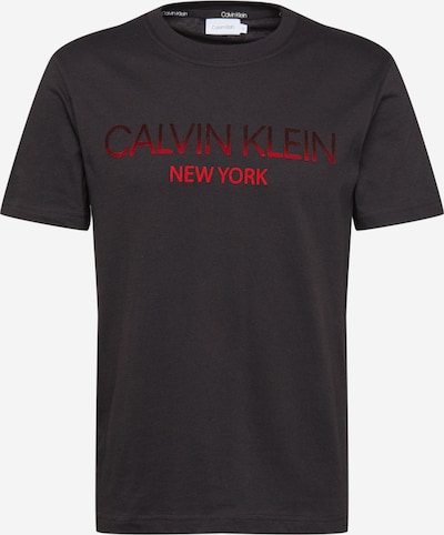 Calvin Klein Shirt in rot / schwarz, Produktansicht