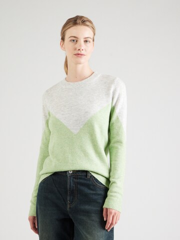 VERO MODA Trui 'VMPLAZA' in Grijs: voorkant