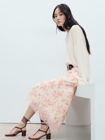 Jupe 'CHRISTY' MANGO en rose