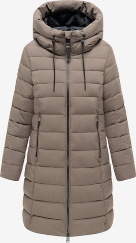 Manteau fonctionnel 'Nanoraa 16' MARIKOO en marron : devant