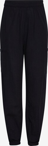 Tapered Pantaloni cargo 'JALLY' di PIECES in nero: frontale