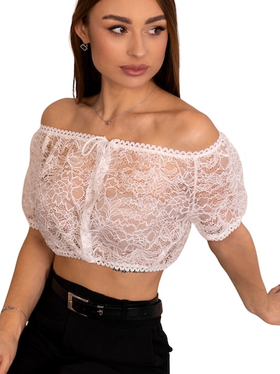 INNA.Trachten Trachtenbluse 'Freya' in weiß, Produktansicht