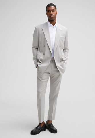 STRELLSON Slim fit Button Up Shirt 'Santos' in White