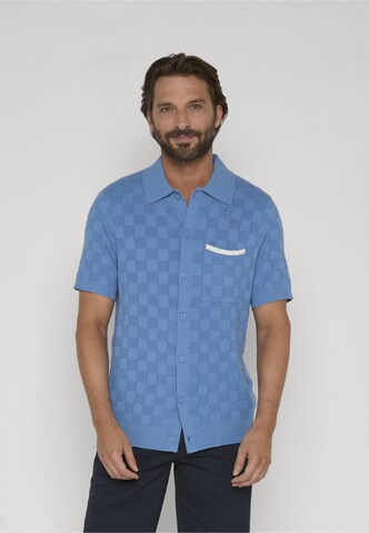 Vestes en maille 'Brashin' INDICODE JEANS en bleu : devant