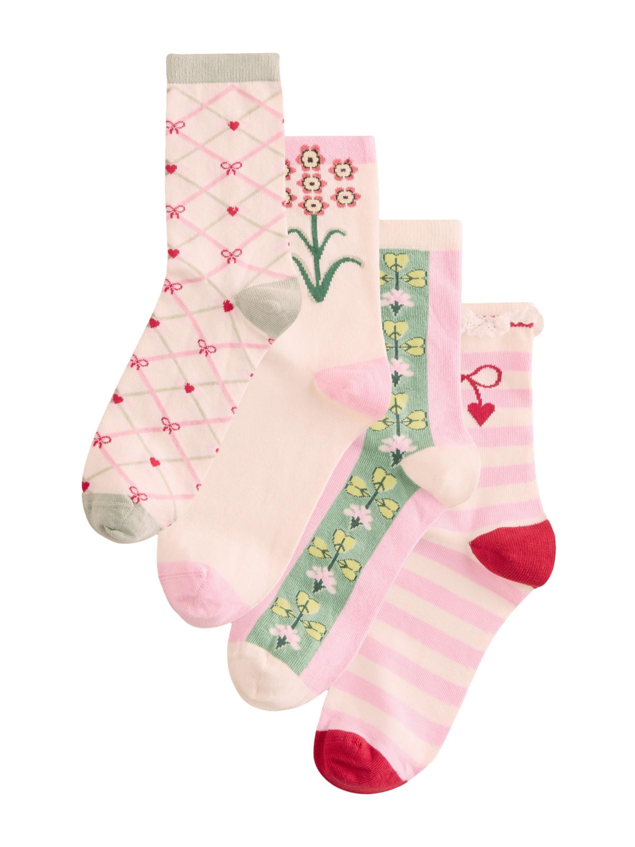 Cath Kidston Sokken in Roze: voorkant