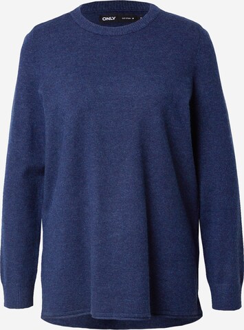 Pull-over 'IBI' ONLY en bleu : devant