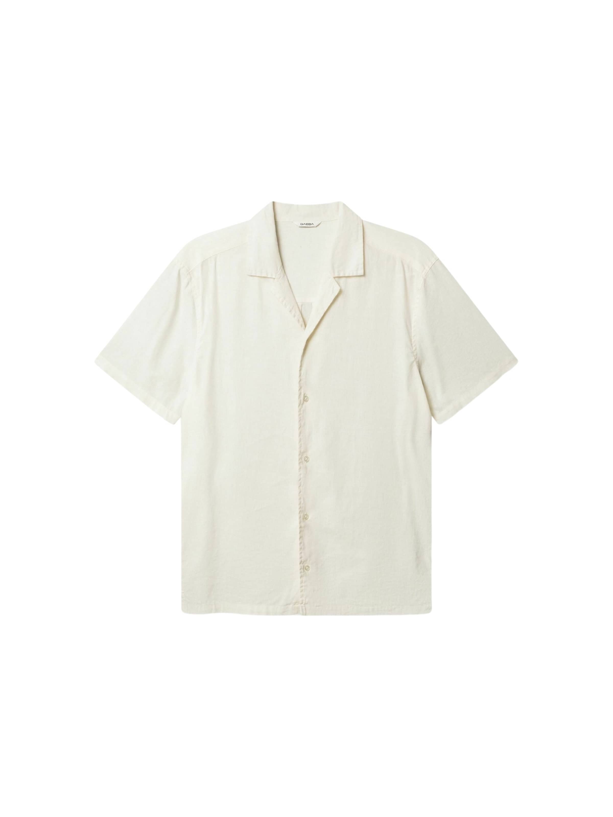 Coupe regular Chemise ' GABtemo ' GABBA en blanc : devant