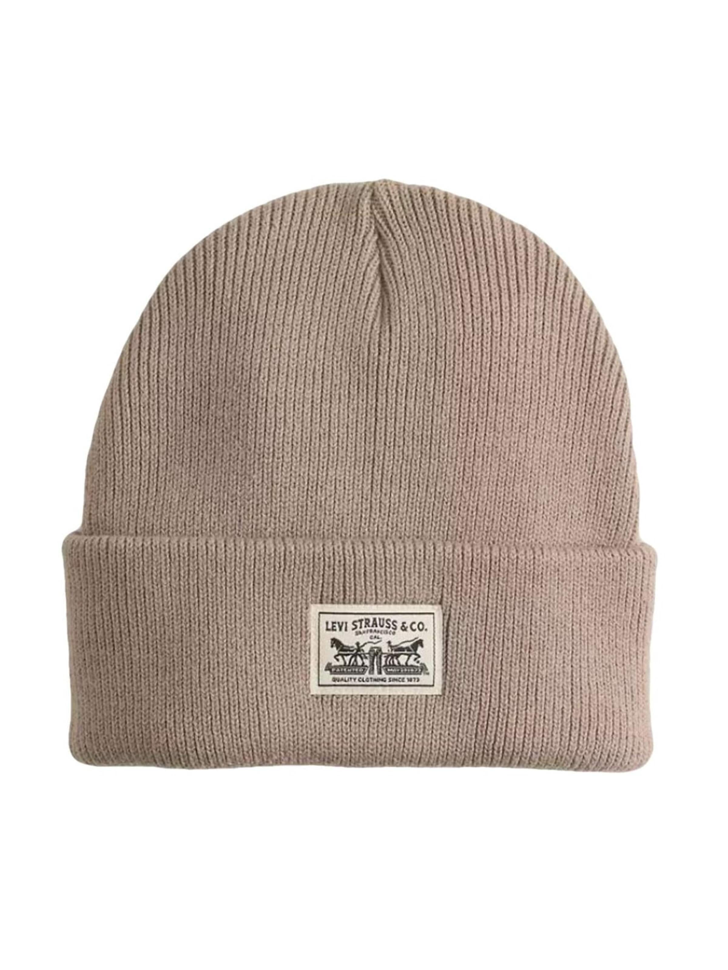LEVI'S ® Mütze 'Autumn / Winter'‌‌‌‌‌ in Beige: Vorderseite