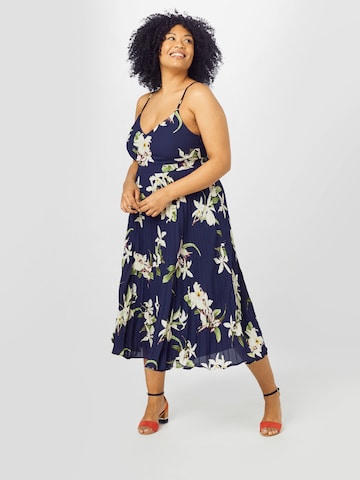 Robe 'Jessa' Guido Maria Kretschmer Curvy en bleu : devant