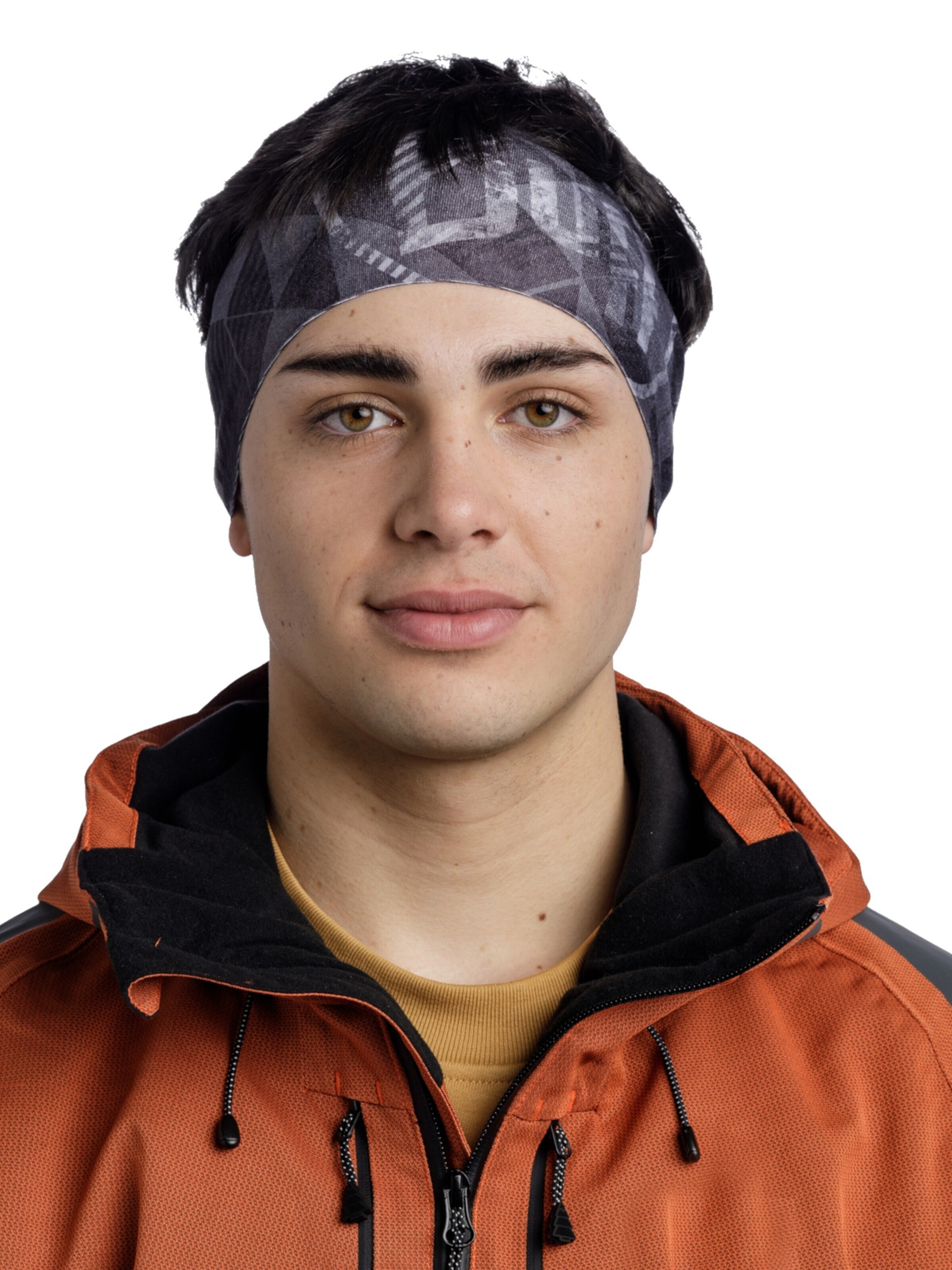 BUFF Sporthoofdband 'Buff Thermonet Headband' in Grijs: voorkant