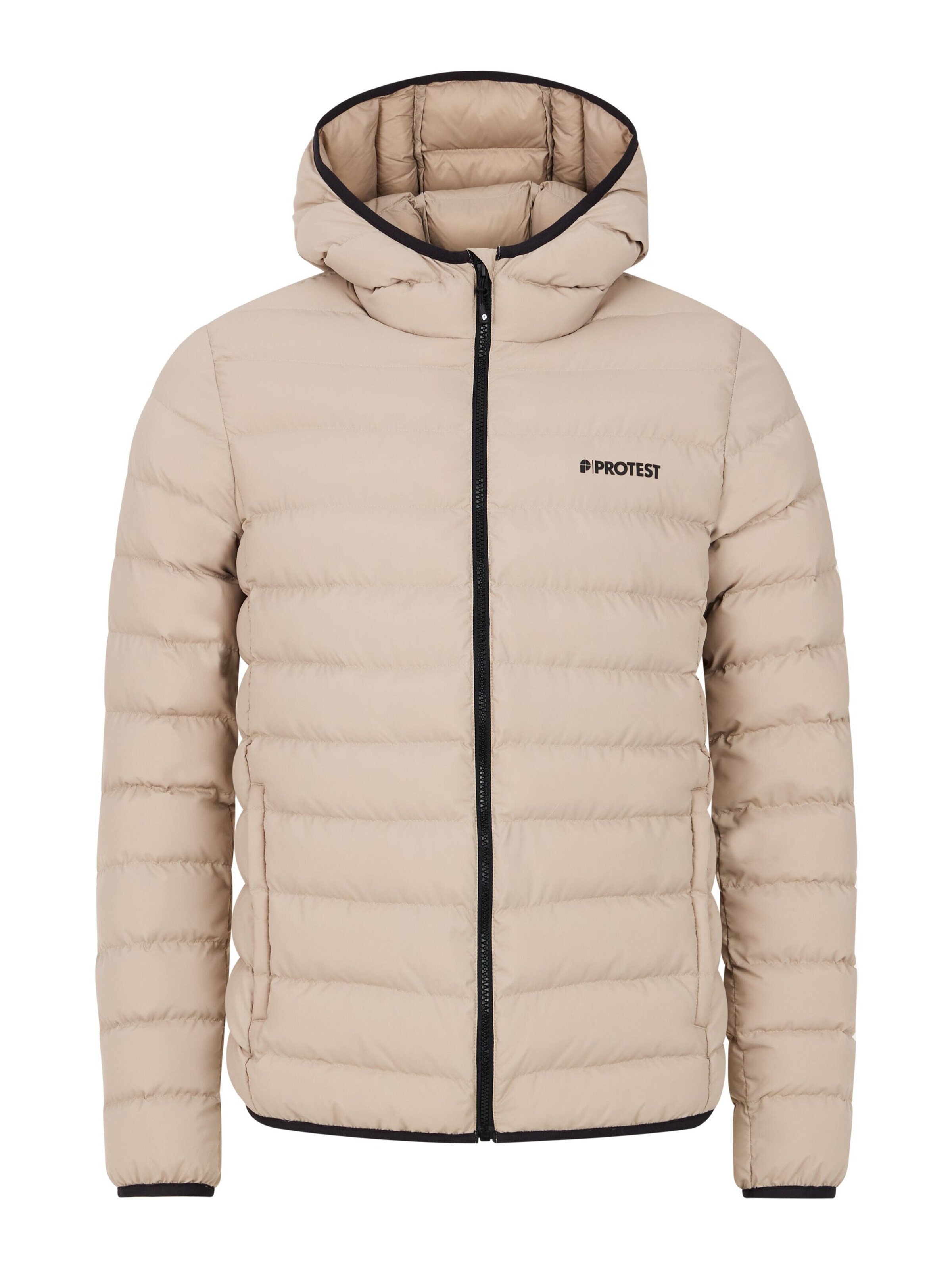 PROTEST Winter Jacket 'PRTBASSO' in Brown: front
