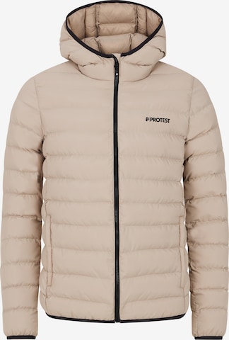 PROTEST Winterjacke 'PRTBASSO' in Braun: Vorderseite
