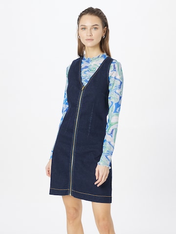 Robe Oasis en bleu : devant