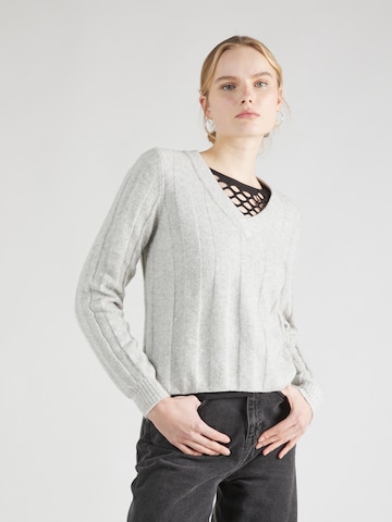 VERO MODA Sweater 'VERITY' in Grey: front
