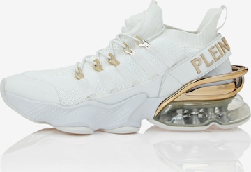 Sneaker bassa 'Tiger Attack//Gen.X.04' di Plein Sport in bianco: frontale