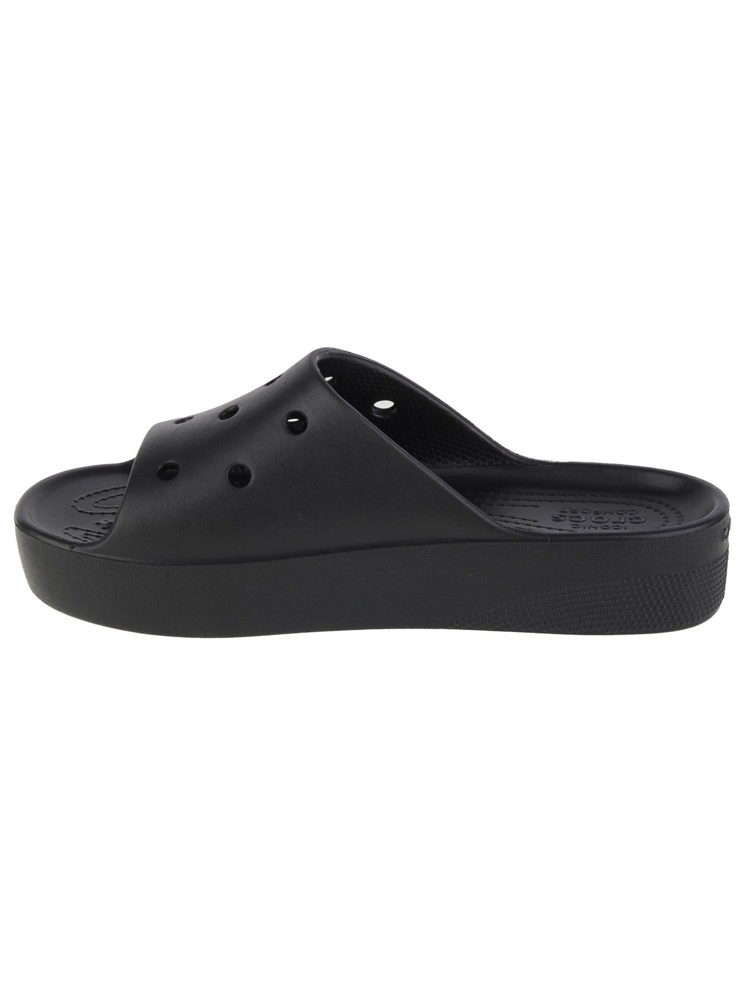 Claquettes / Tongs Crocs en noir
