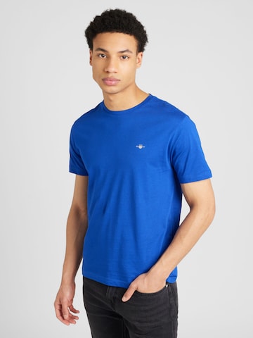GANT Тениска в синьо: отпред