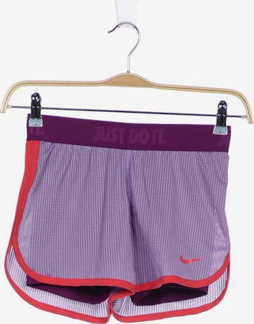 NIKE Shorts in XS in Purple: front