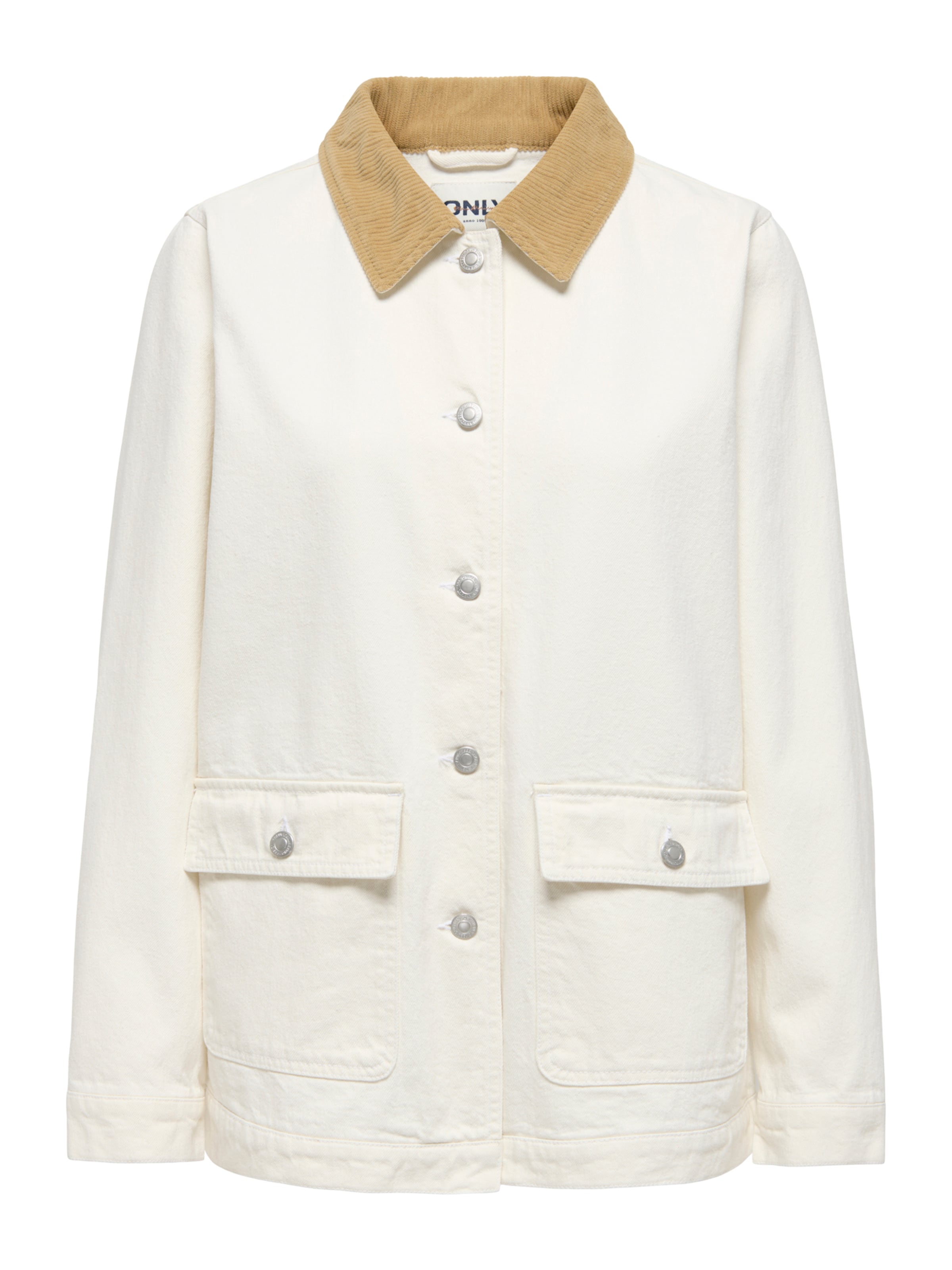 ONLY - Chaqueta de entretiempo 'ONLFrankie' en beige: frente