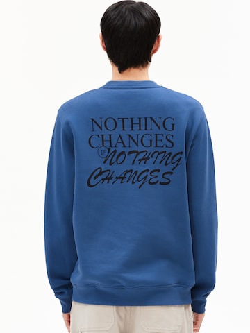 ARMEDANGELS Sweatshirt in Blauw: voorkant
