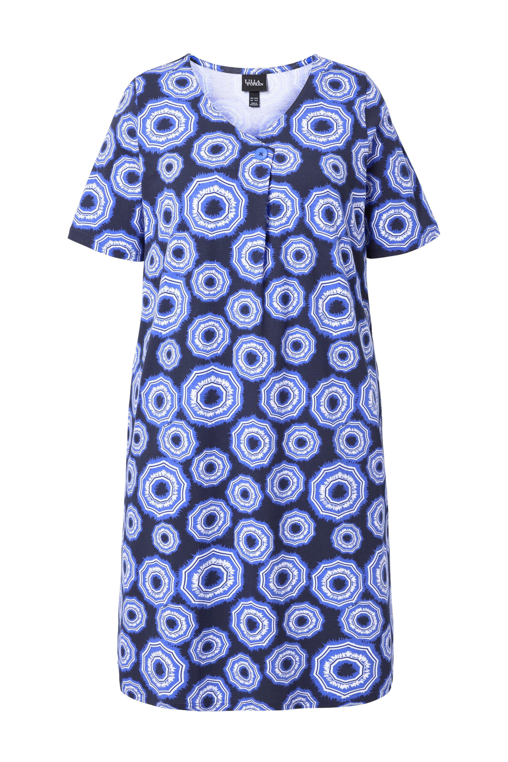 Ulla Popken Kleid in Blau: Vorderseite