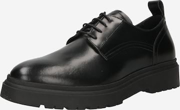 Bianco Lace-Up Shoes 'TEMPO' in Black: front