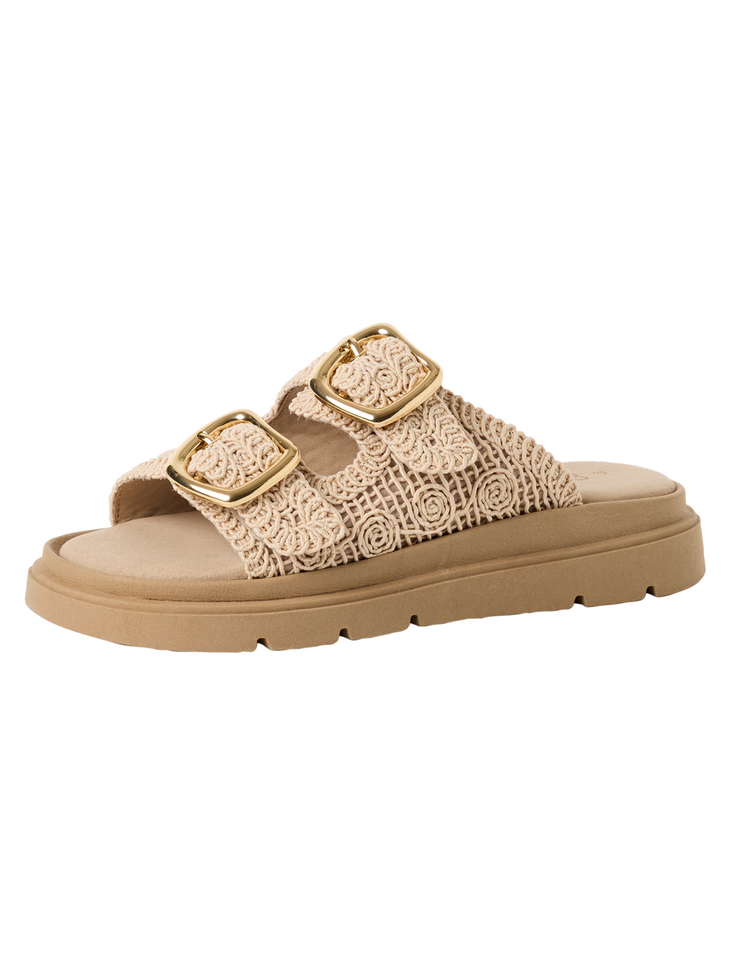 Mule MARCO TOZZI en beige : devant