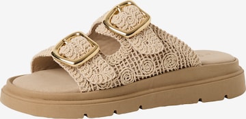 Mule MARCO TOZZI en beige : devant
