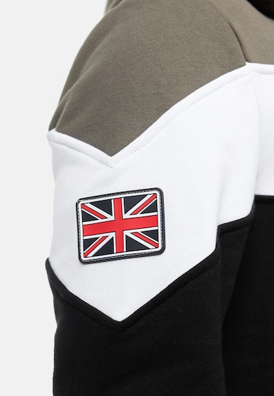 LONSDALE Sweatshirt in XXL in Olive / Black / White, Item view