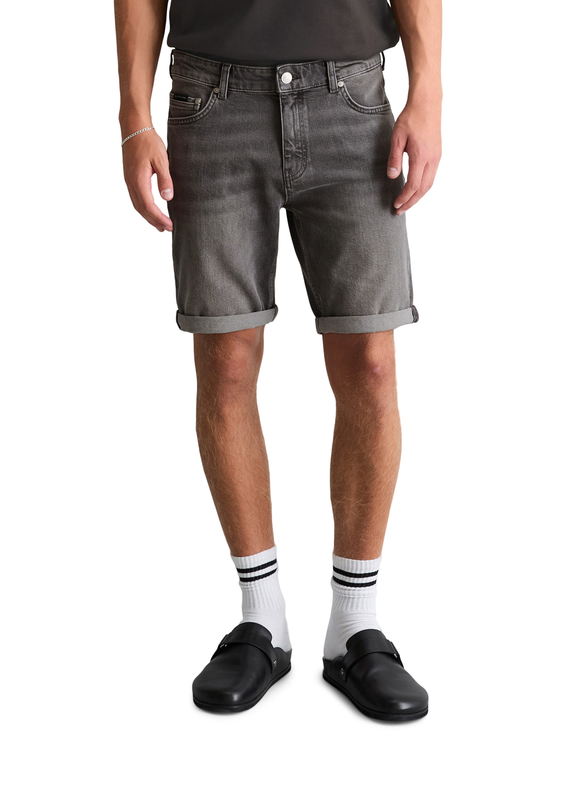 Marc O'Polo DENIM Regular Jeans 'Mats' in Grey: front