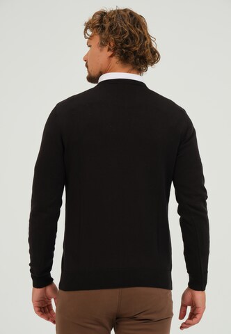 Pull-over Giorgio di Mare en noir