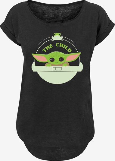 F4NT4STIC T-Shirt 'Star Wars The Mandalorian Baby Yoda The Child Frosch' in mischfarben / schwarz, Produktansicht