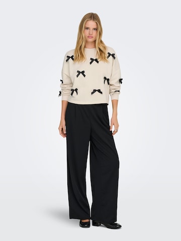 ONLY Sweatshirt 'ONLJEDEITE' in Beige