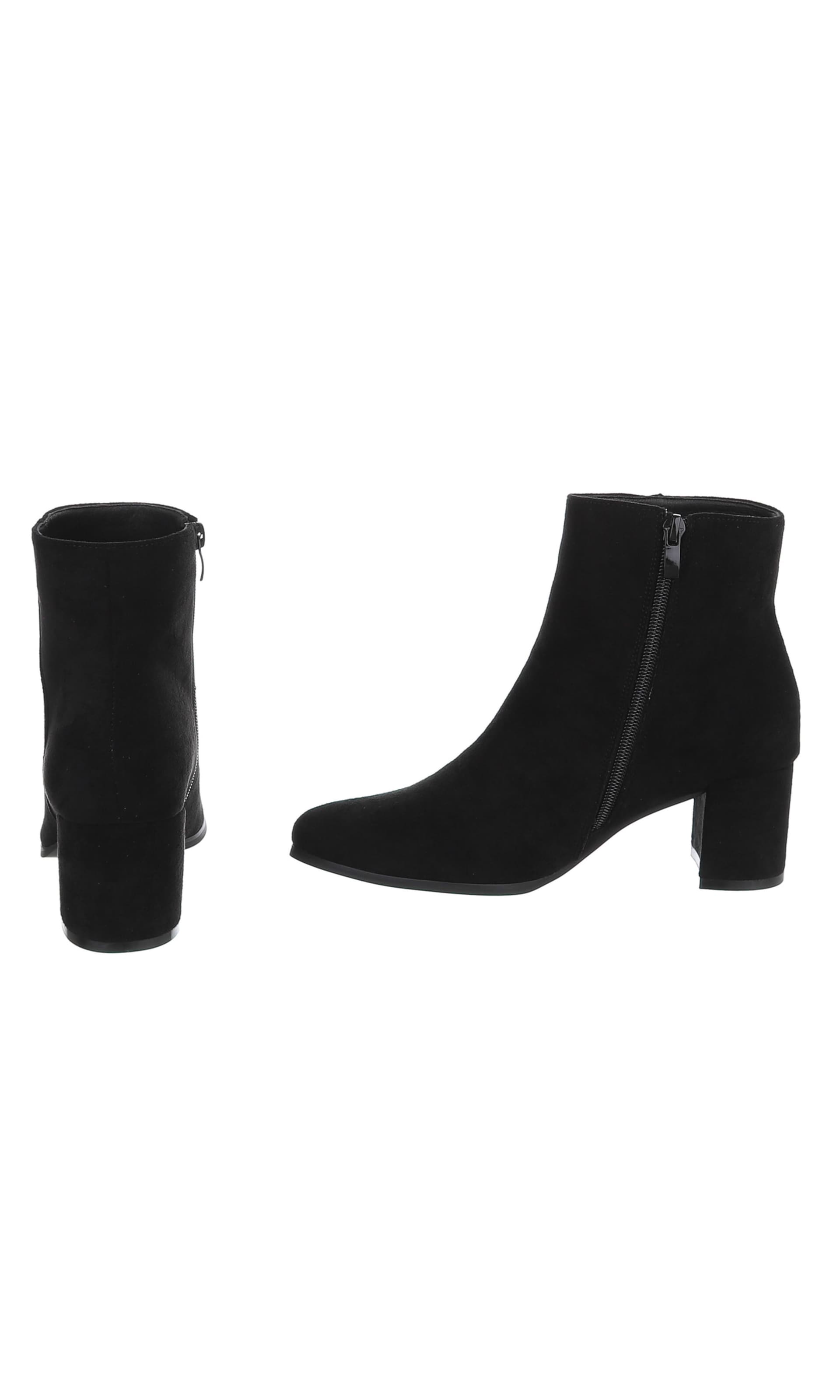 Ital-Design Stiefelette in Schwarz