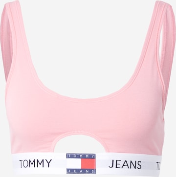 Tommy Jeans Korzet Podprsenka - ružová: predná strana