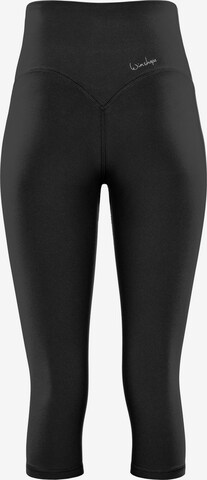 Skinny Pantaloni sportivi 'HWL217C' di Winshape in nero