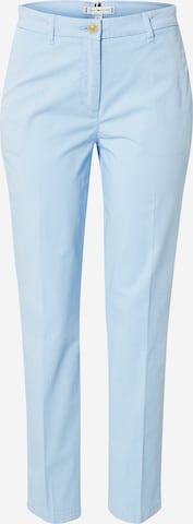 TOMMY HILFIGER Chino kalhoty – modrá: přední strana