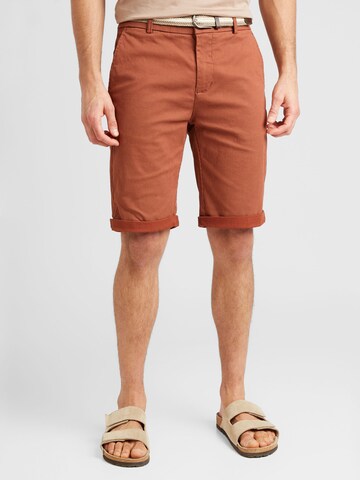 Lindbergh Regular Shorts 'Superflex' in Braun: predná strana