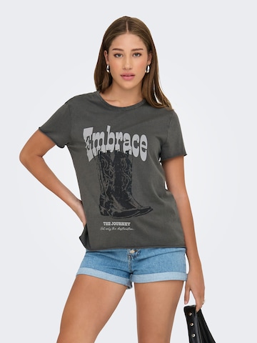 ONLY Shirt 'ONLLUCY' in Grey: front