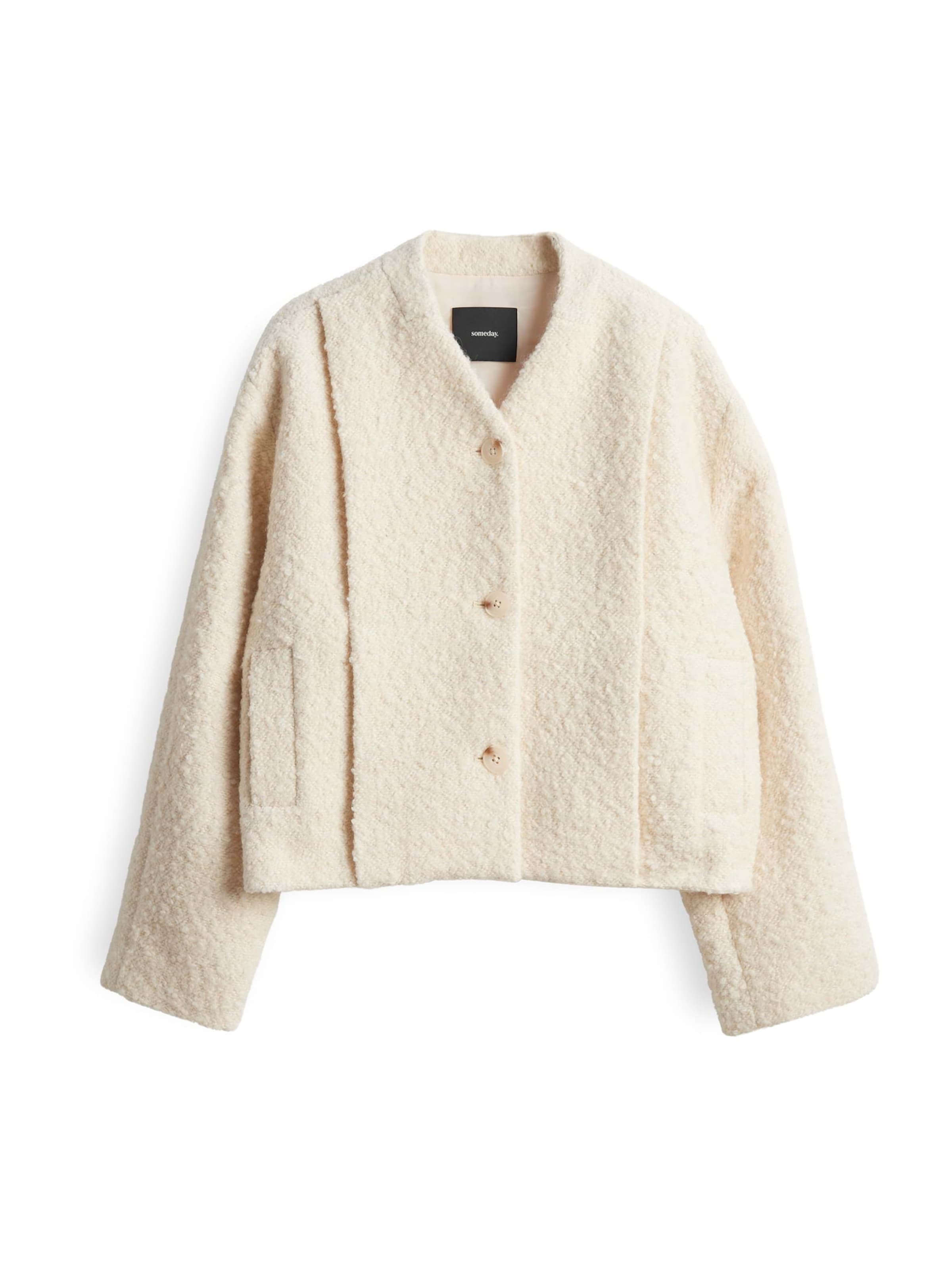 Someday Between-season jacket 'Nisabel' in Beige: front
