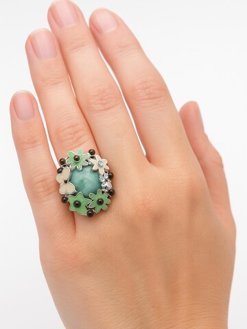 COLLEZIONE ALESSANDRO Ring 'Frühlingsgefühl' in Blue