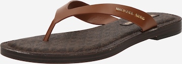 Séparateur d'orteils 'KOKO' MICHAEL Michael Kors en marron : devant