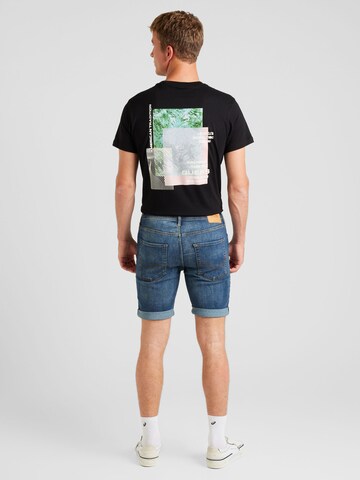 JACK & JONES Slimfit Jeans 'JJIRICK JJORIGINAL' in Blau