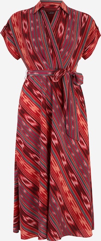 Lauren Ralph Lauren Petite Jurk in Rood: voorkant