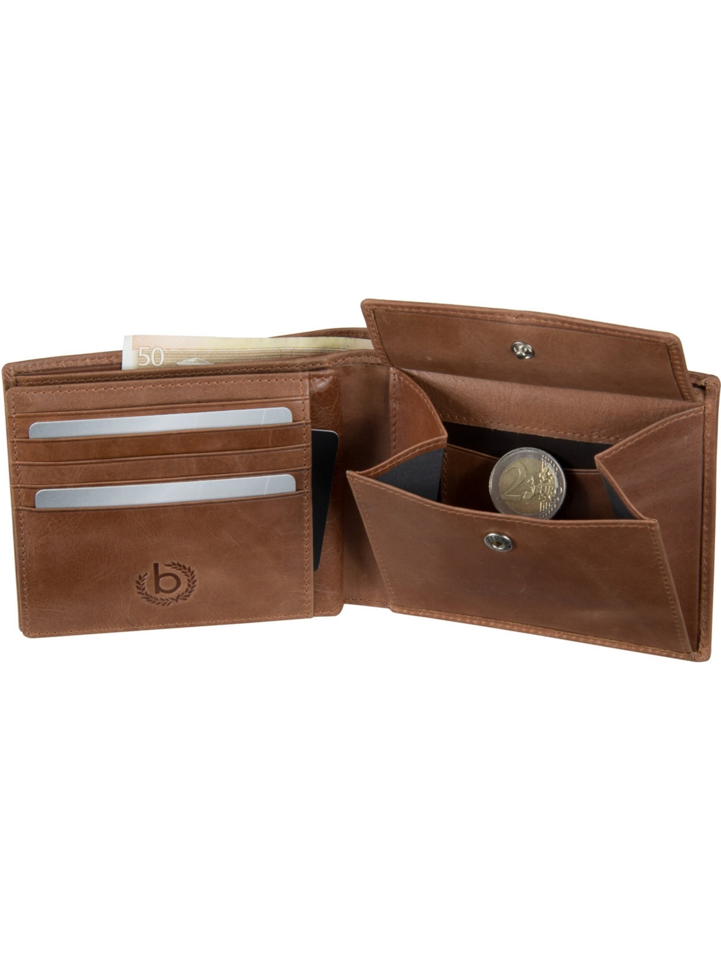 bugatti Portemonnee 'Volo' in Bruin