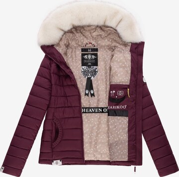 Veste d’hiver 'Nasriin' MARIKOO en rouge