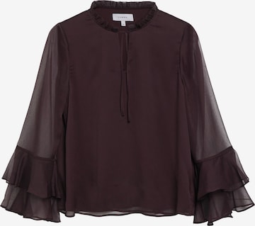 COMMA Blouse in Purple: front